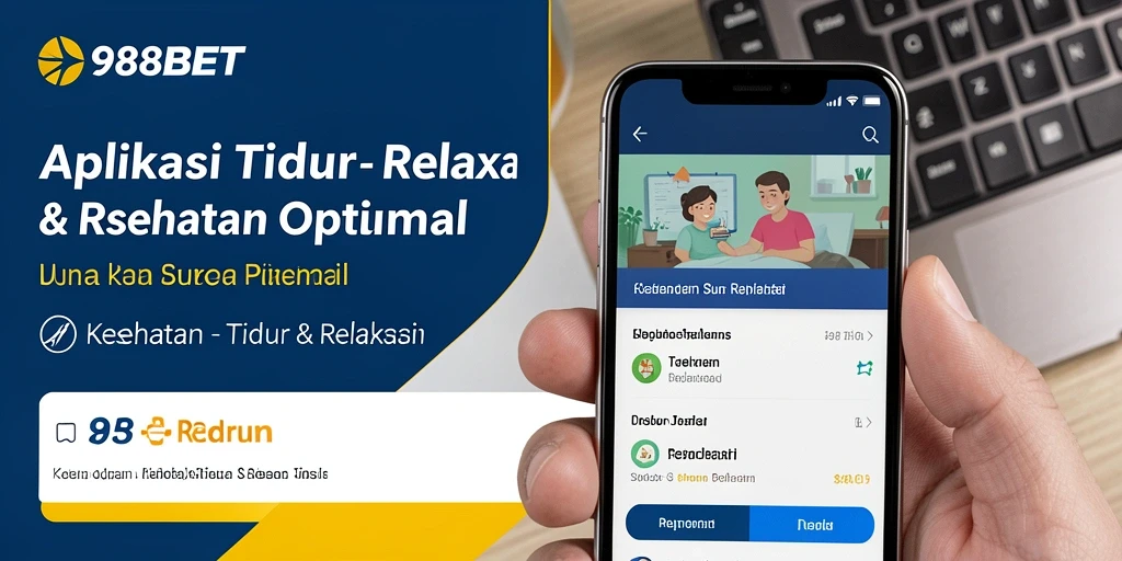 Tampilan antarmuka 988BET yang intuitif untuk Tidur & Relaksasi.