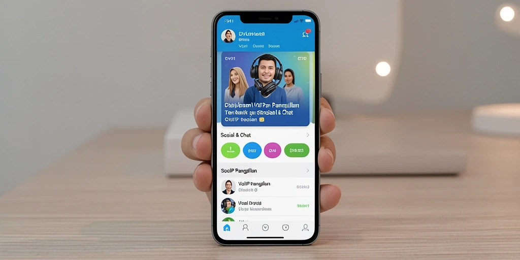 Antarmuka dinamis DY01 dengan fitur VoIP Panggilan yang memudahkan komunikasi.