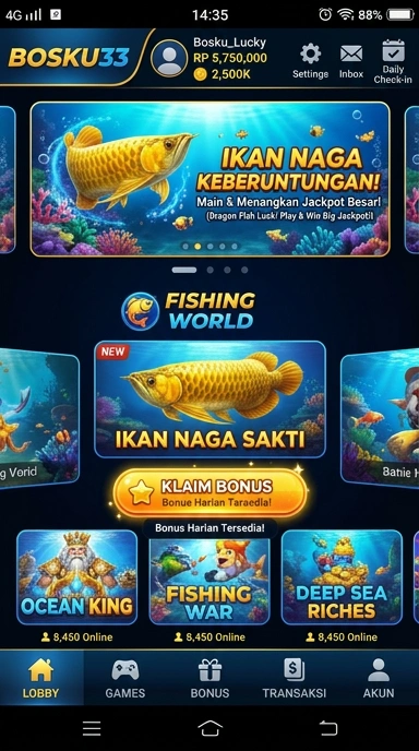 bosku33 tampilan beranda